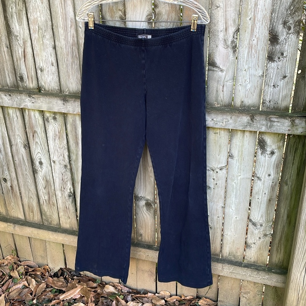 FREE w/purchase City Lights stretchy soft flare leg yoga pants boutique XL